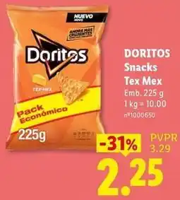 Lidl Doritos - snacks tex mex promoção