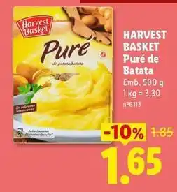Lidl Pure de batata promoção