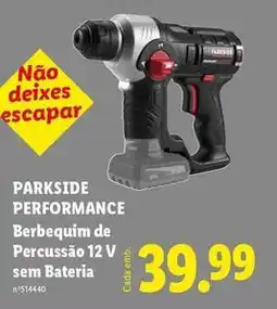 Lidl Parkside - berbequim de percussão 12 v sem bateria promoção