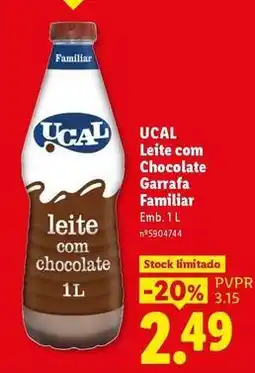 Lidl Ucal - leite com chocolate familiar promoção