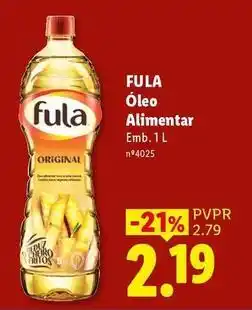 Lidl Fula - óleo alimentar promoção