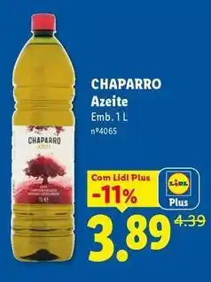 Lidl Chaparro - azeite promoção