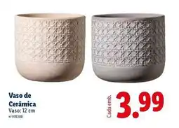 Lidl Vaso de ceramica promoção