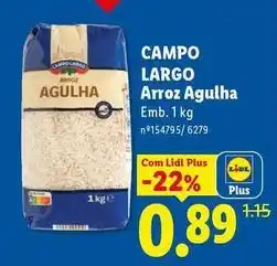 Lidl com - arroz agulha promoção