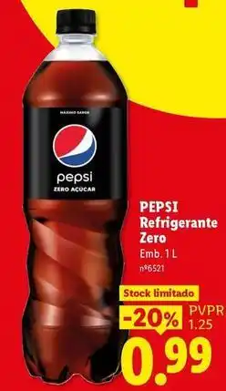 Lidl Pepsi - refrigerande zero promoção