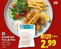 Lidl Ocean sea - tiras de pota promoção