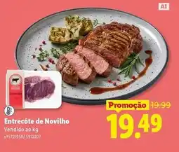 Lidl Entrecôte de novilho promoção