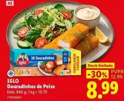 Lidl Iglo - douradinhos de peixe promoção