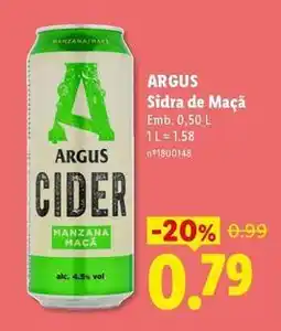 Lidl Argus - sidra de maçã promoção