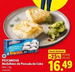 Lidl Pescanova - medalhões de pescada do cabo promoção