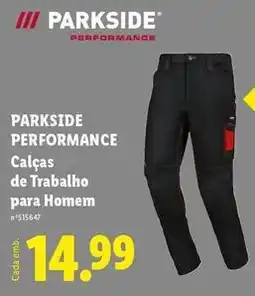 Lidl Parkside - calças de trabajo para homem promoção