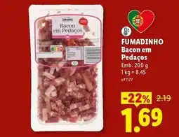 Lidl Fumadinho - bacon em pedaços promoção