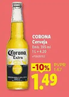 Lidl Corona - cerveja promoção