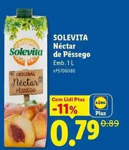 Lidl Solevita - néctar de pêssego promoção