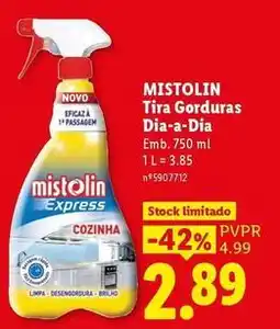 Lidl Mistolin - tira gorduras dia-a-dia promoção