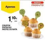Continente Bom dia Cruffin pistacio/ pastel de nata promoção
