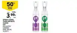 Continente Bom dia Cif - spray limap tudo infinite clean eucalipto e manip promoção