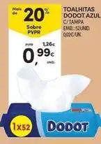 Continente Bom dia Dodot - toalhitas promoção