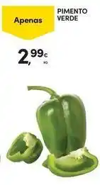 Continente Bom dia Pimento verde promoção