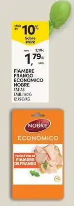 Continente Bom dia Nobre - fiambre frango económico promoção