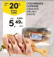 Continente Bom dia Codorniz coprave promoção