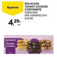 Continente Bom dia Continente - bolachas yammy cookies promoção