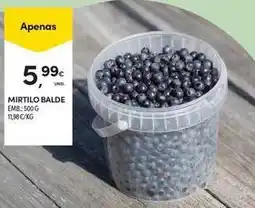 Continente Bom dia Mirtillo balde promoção