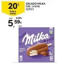 Continente Bom dia Milka - gelado promoção