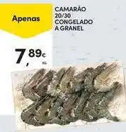 Continente Bom dia A+ - camarão 20/30 congelado a granel promoção