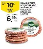 Continente Bom dia Hambúrguer bovino prado atlantico promoção