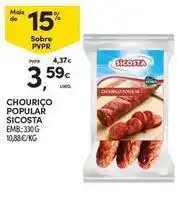 Continente Bom dia Chourico popular promoção