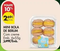 Pingo Doce Mini - bola de berlin promoção