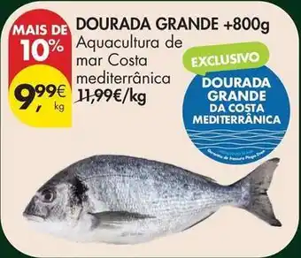 Pingo Doce Aquacultura - dourada grande +800g promoção
