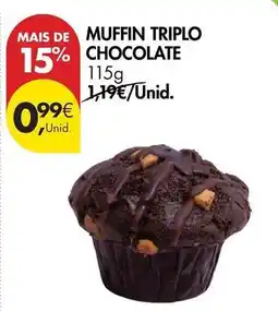 Pingo Doce Muffin triplo chocolate promoção