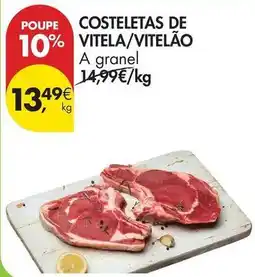 Pingo Doce A+ - costeletas de vitela/vitelao promoção