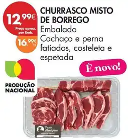 Pingo Doce Nacional - churrasco misto de borrego promoção