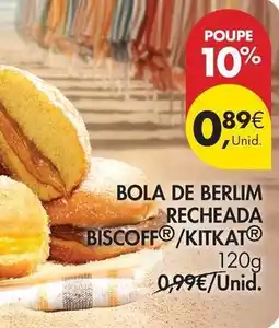 Pingo Doce Bola de berlim recheada promoção