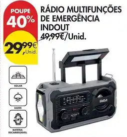 Pingo Doce Radio multifunções de emergência promoção
