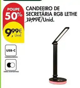 Pingo Doce Candeiro de secretaria rgb lethe promoção