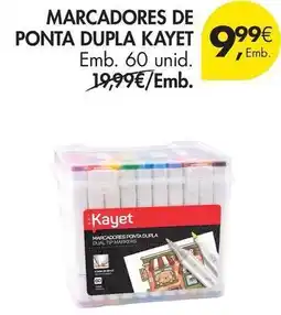 Pingo Doce Marcadores de ponta dupla promoção