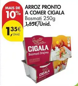 Pingo Doce Cigala - arroz pronto a comer promoção