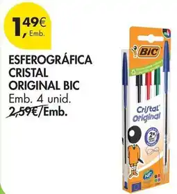 Pingo Doce Bic - esferográfica cristal original promoção