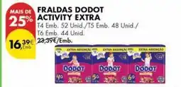 Pingo Doce Dodot - fraldas activity extra promoção
