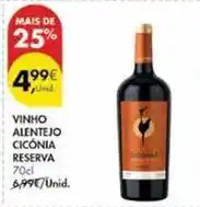 Pingo Doce Alentejo - vinho ciconia reserva promoção