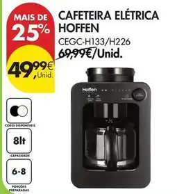 Pingo Doce Hoffen - cafeteira eléctrica promoção