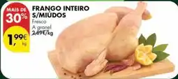 Pingo Doce A+ - frango inteiro 30% s/miudos promoção