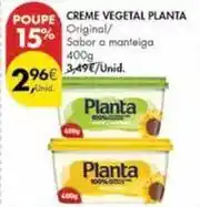 Pingo Doce Planta - creme vegetal promoção