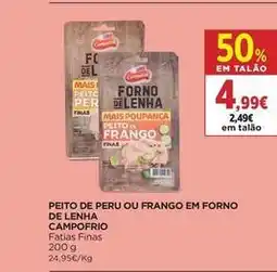 El Corte Inglés Campofrio - peito de peru em forno de lenha promoção