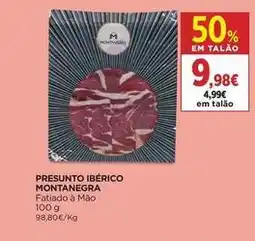 El Corte Inglés Montanegra - presunto iberico promoção