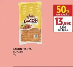 El Corte Inglés Elpozo - bacon manta promoção
